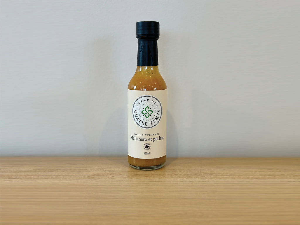 La Ferme des Quatre-Temps Sauce piquante habanero et pêches