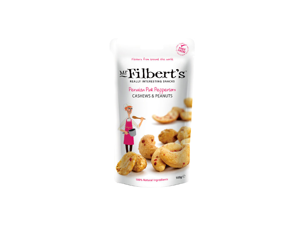 Mr. Filbert's Peruvian Pink Peppercorn Cashews and Peanuts