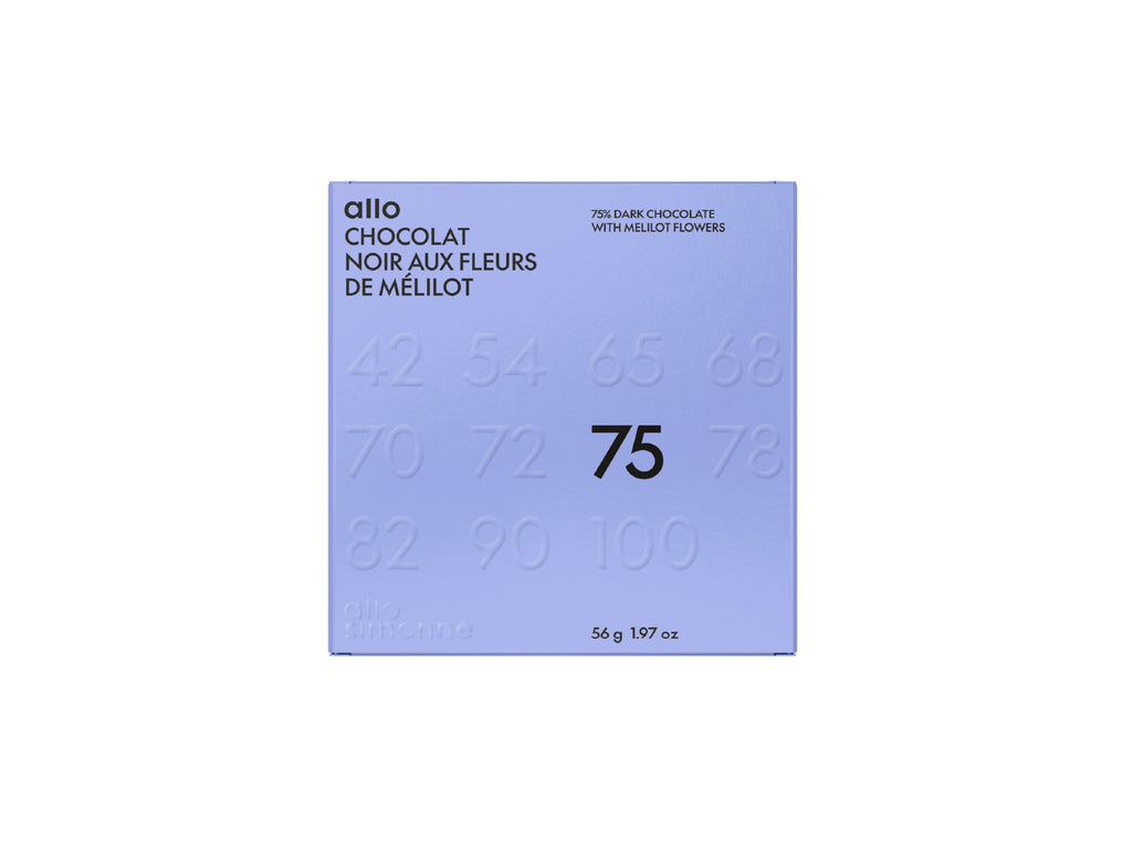 Allo Simonne Sweet Clover Flower & Dark Chocolate Jaguar 75 %