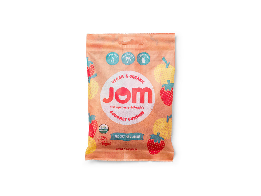 JOM Strawberry & Peach Gummies