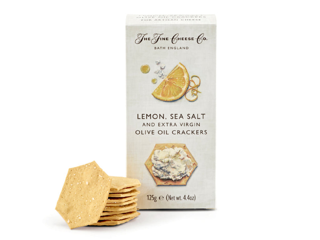 Fine Cheese Co. Lemon, Sea Salt & Extra Virgin Olive Oil Crackers