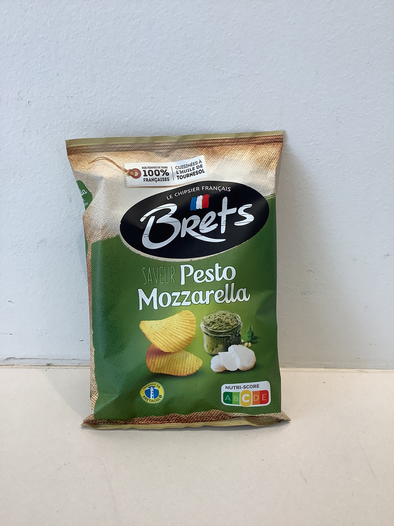 Brets Chips Ruffled Pesto Mozzarella 40g