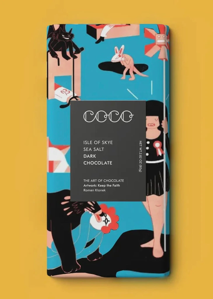 Coco Chocolatier Isle of Skye Sea Salt Dark Chocolate