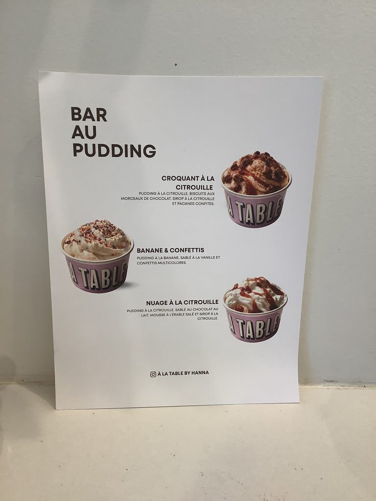 PUDDING BAR POP UP