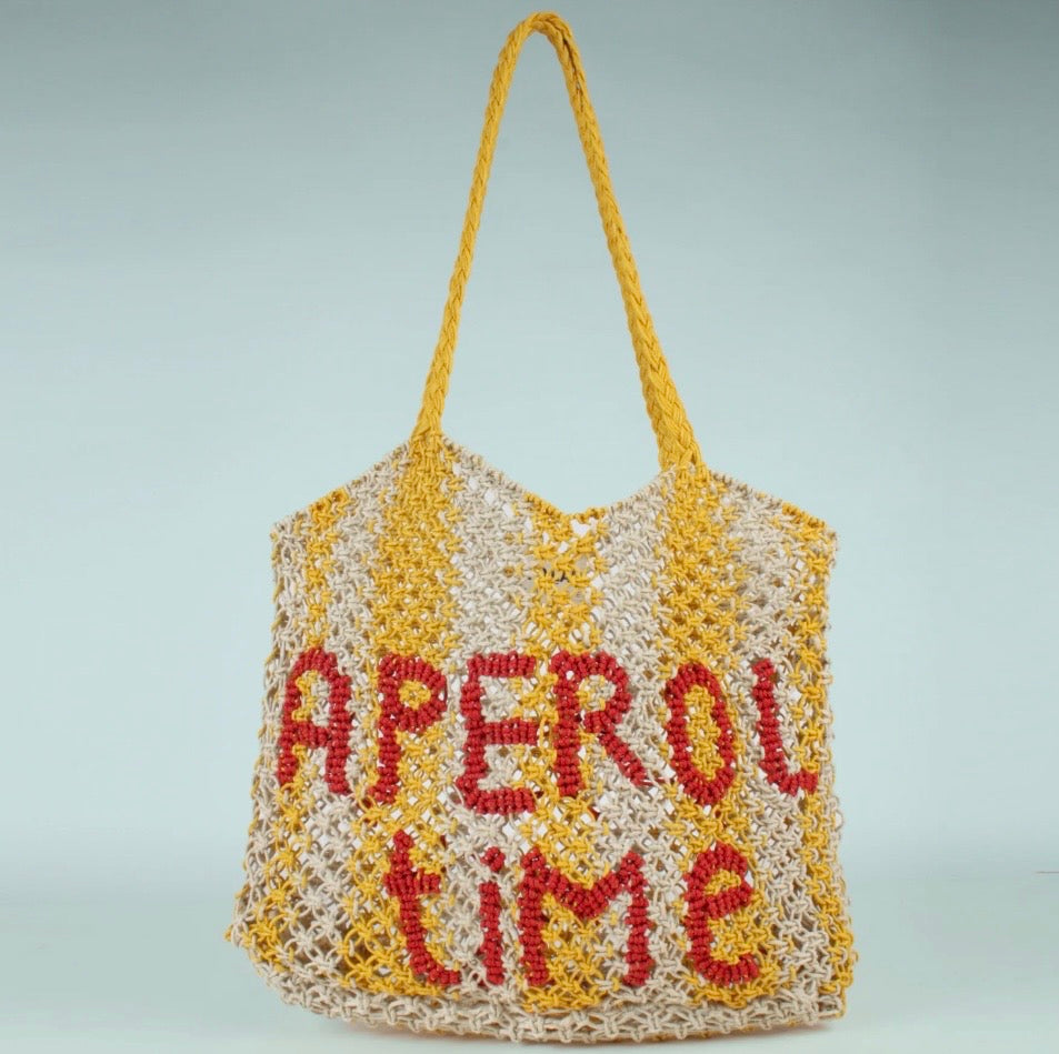 CoLab Aperol Time Beach Tote