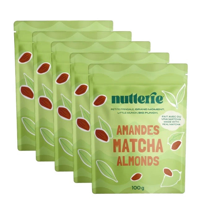 Matcha Almonds 100g
