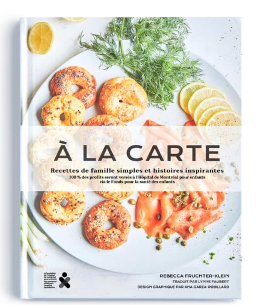 À LA CARTE ENCORE! Livre Français