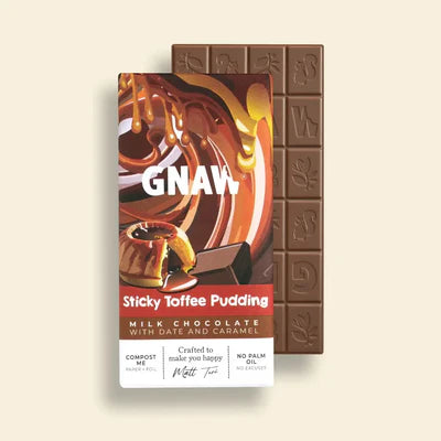 Gnaw Sticky Toffee Chocolate Bar