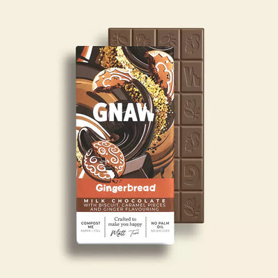 Gnaw Gingerbread Milk Chocolate Bar