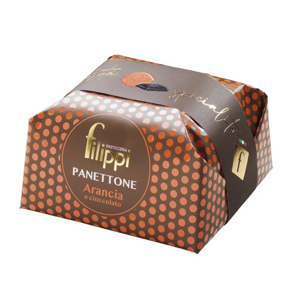 Filippi Panettone with Candied Orange & Dark Chocolate