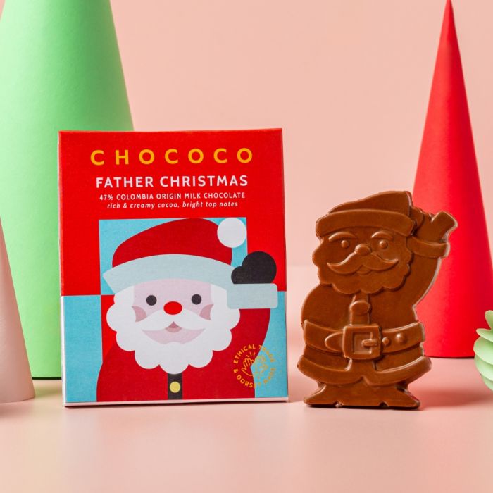 Chococo Milk Chocolate Father Christmas Bar