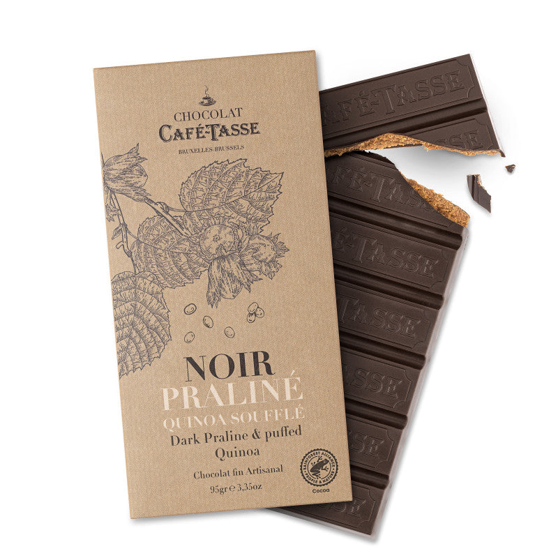 Cafe Tassé Dark Chocolate filled with Praline