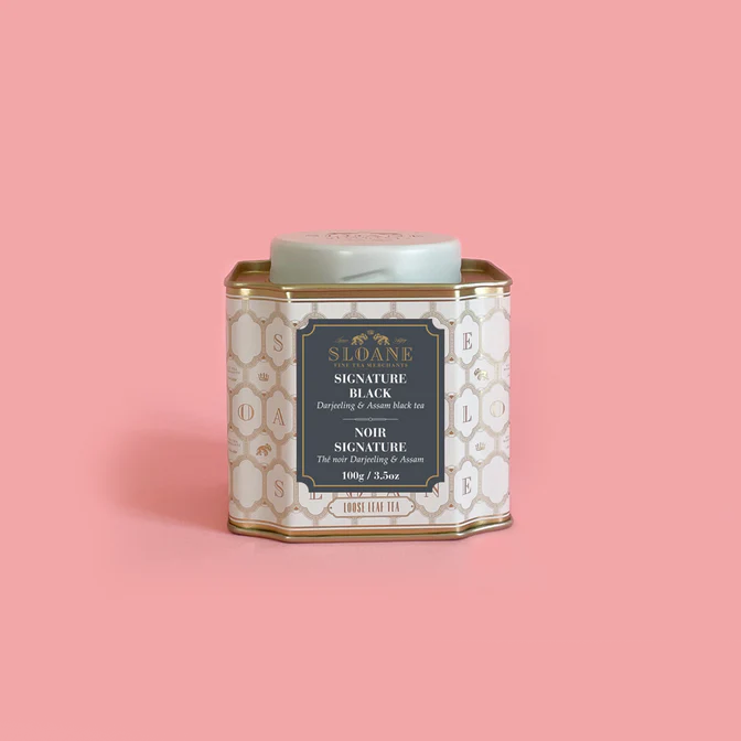 Sloane Tea Signature Black Caddy