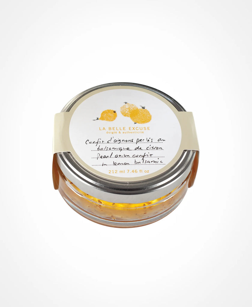 La Belle Excuse Confit d’Oignon Perlés au Balsamique de Citron