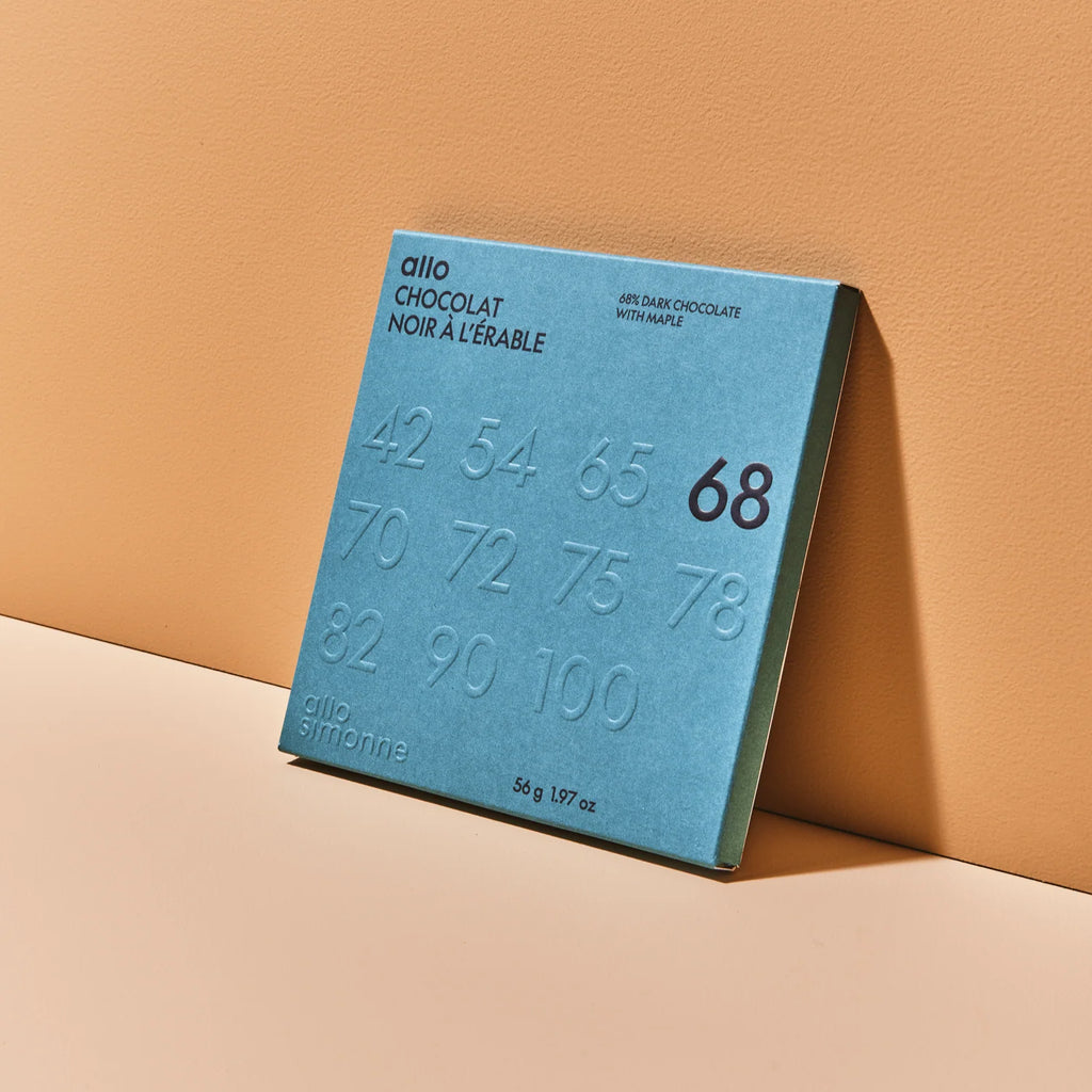 Allo Simonne Dark Chocolate with Maple 68%