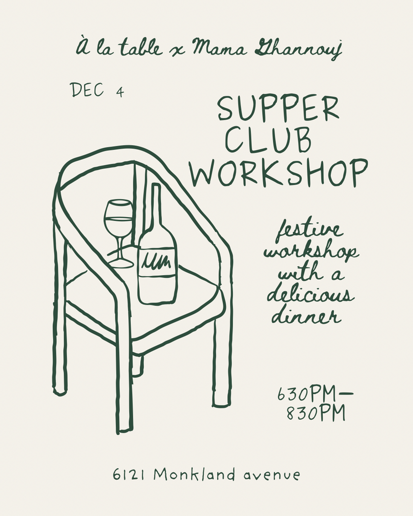 Mama Ghannouj x Alatable - Thursday, December 4