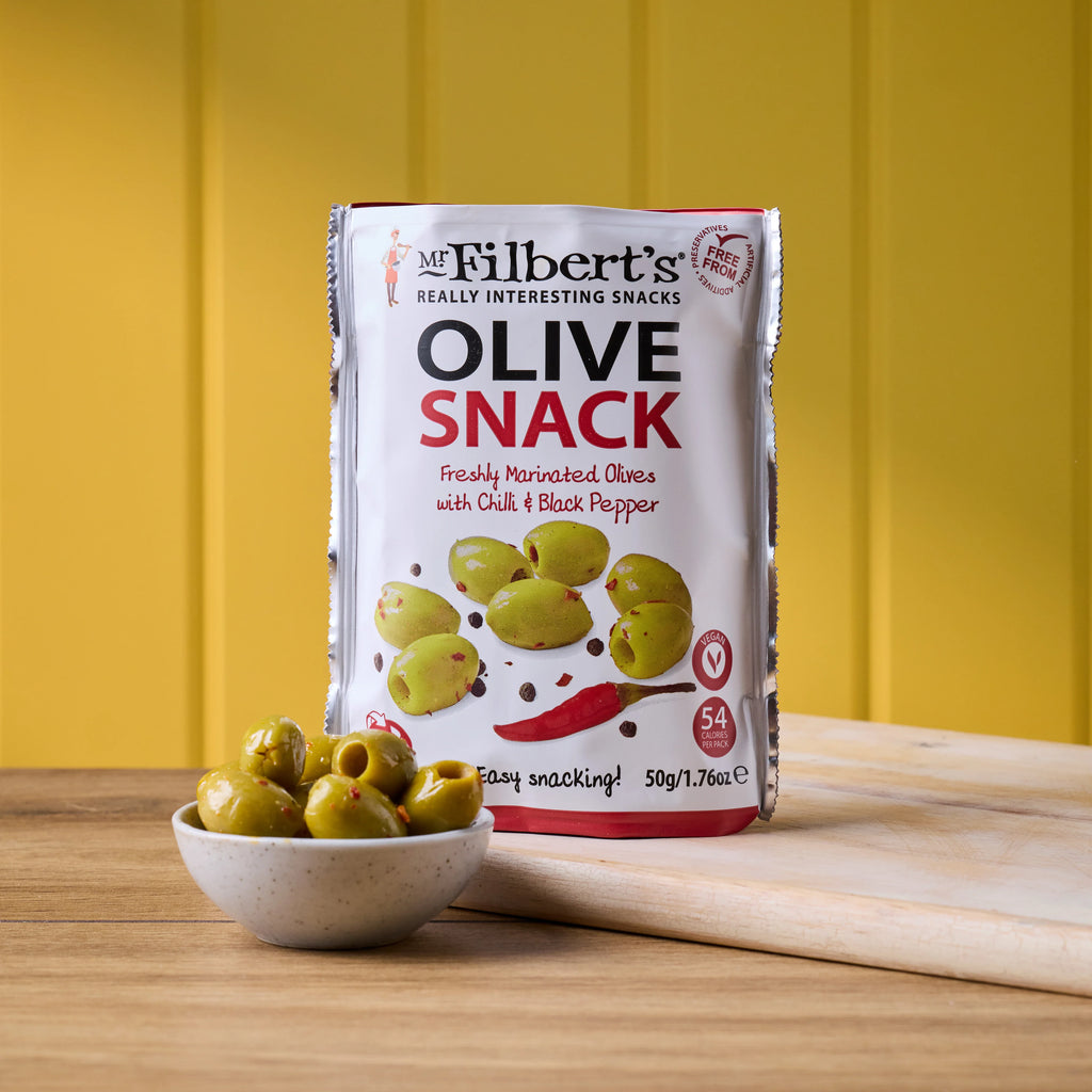 Mr. Filbert's Olive Snack Chilli & Black Pepper