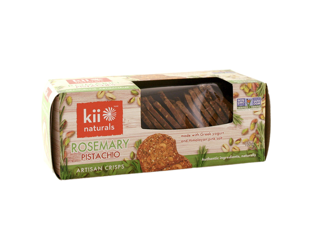 KII Naturals Rosemary & Pistachio Crackers