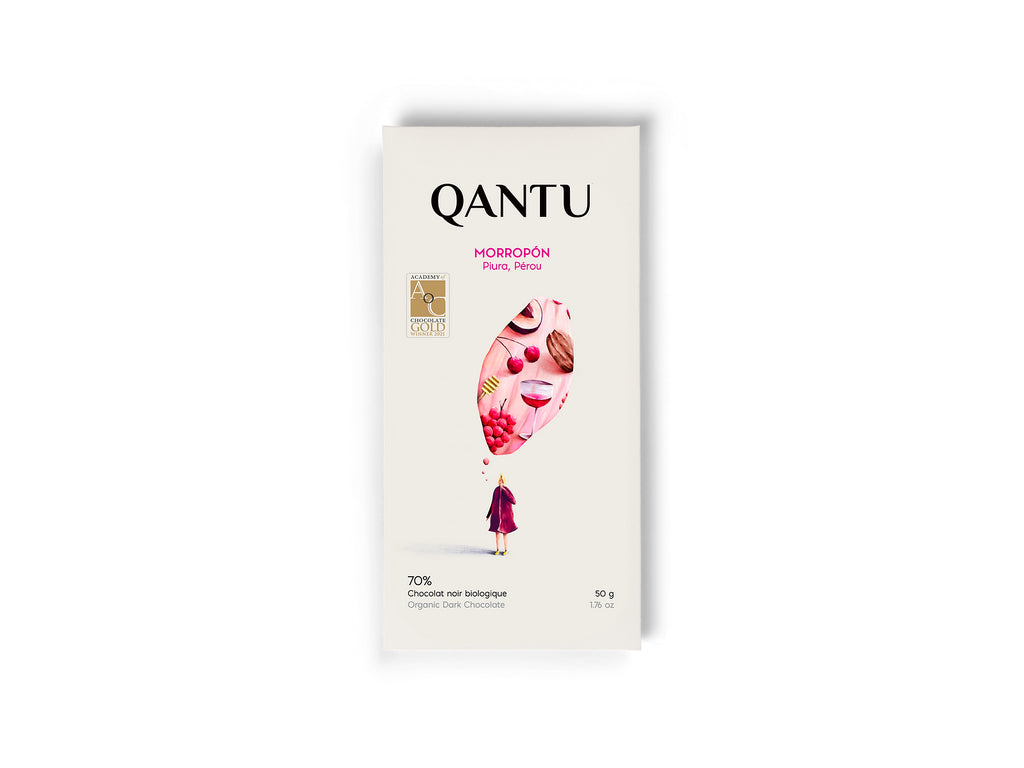 Qantu Cacao et Chocolat Morropon Dark Chocolate 70%