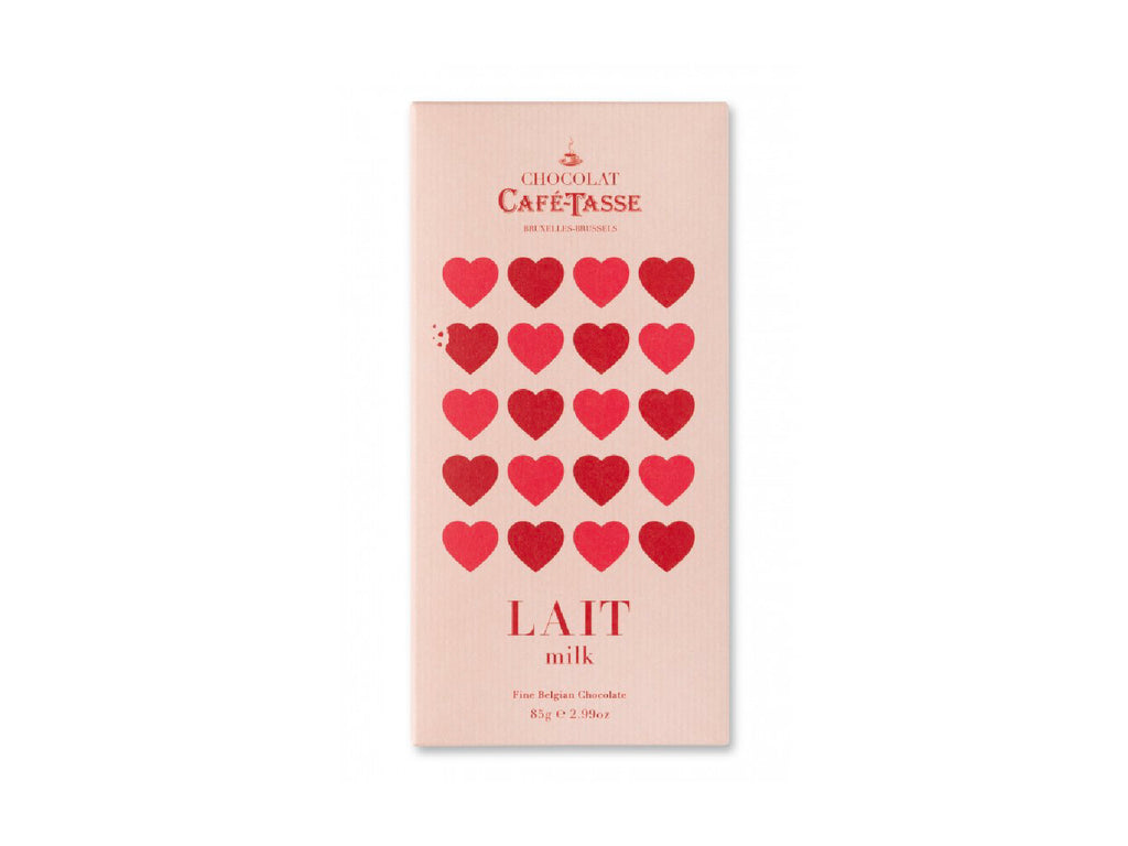 Cafe Tasse Milk Chocolate Love Bar