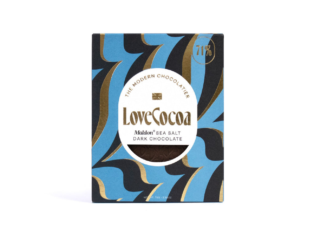 Love Cocoa Maldon Salt Dark Chocolate Bar