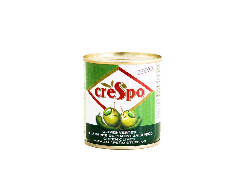 Crespo Green Olives Stuffed with Jalapeño