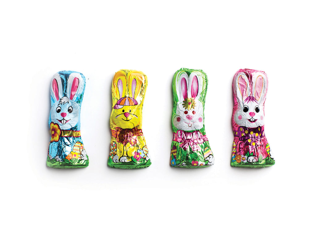 Madelaine Solid Milk Chocolate Foil Wrapped Rabbit