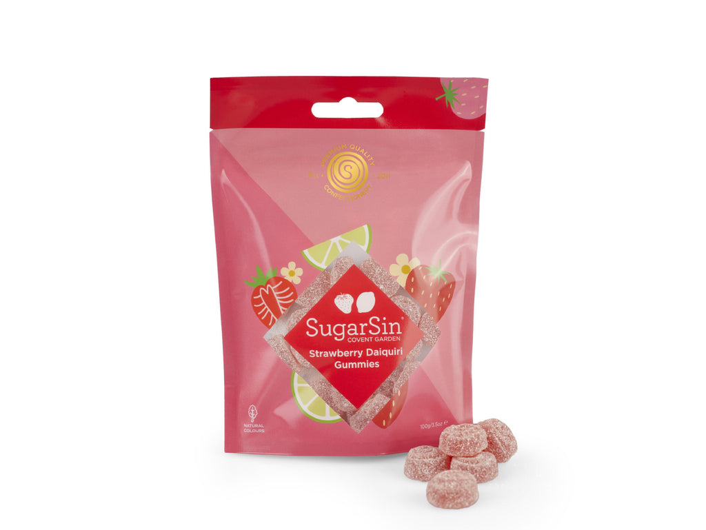 SugarSin Strawberry Daiquiri Gummies Pouch