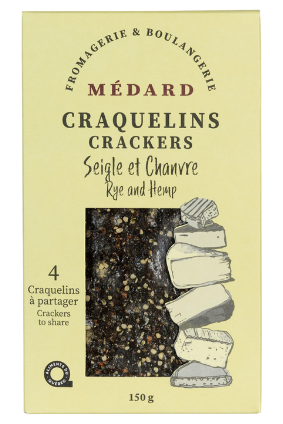Fromagerie et Boulangerie Médard Rye and Hemp Crackers