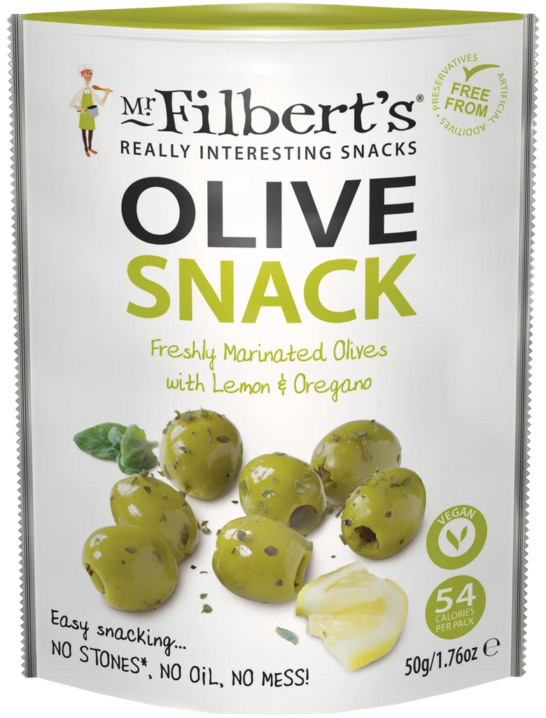 Mr. Filbert's Green Olives with Lemon & Oregano