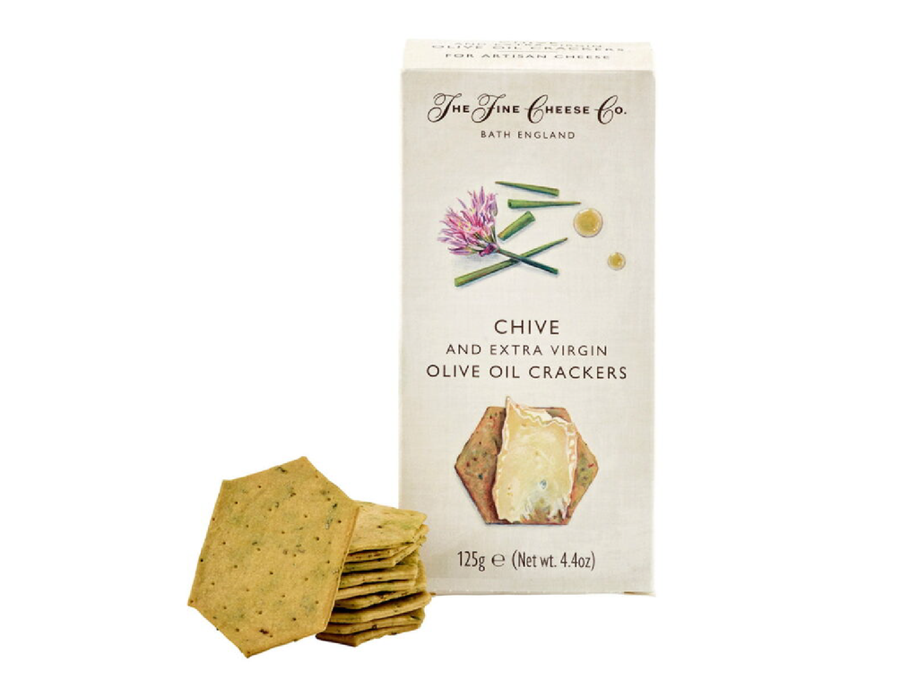 Fine Cheese Co. Chive & Extra Virgin Olive Oil Crackers